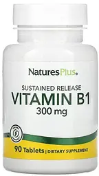 Тіамін (Vitamin B-1) Nature's Plus Vitamin B-1 300 мг 90 таблеток
