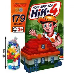 Дитячий конструктор НІК-4 70910, 179 великих деталей - мініатюра 2