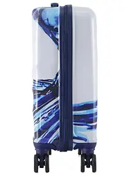 Валіза Semi Line 20" (S) White/Blue Print (T5653-1) (DAS302329) - мініатюра 4
