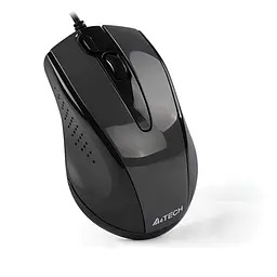 Миша A4Tech N-500F USB Glossy Grey (N-500F-1 (Glossy Grey)) - мініатюра 2