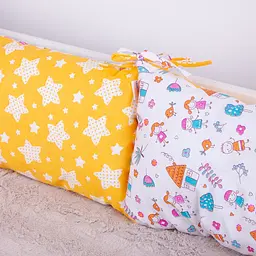 Подушка-борт MirSon Kids Time 18-0002 Sweet Home захисна біла 4 шт. - мініатюра 4