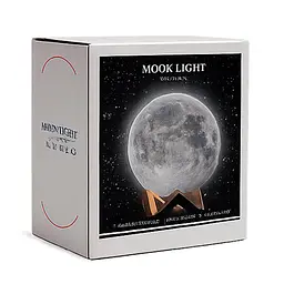 Нічник Moonlight 3D Printing, RGB, Remote| - мініатюра 2