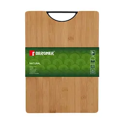 Дошка для нарізання Bergner Natural 35х25 см бамбук (BG-4941-MM) 35 см - мініатюра 4