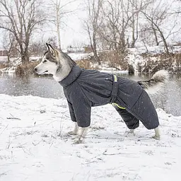 Комбінезон Pet Fashion COLD для собак сірий 6XL - мініатюра 5