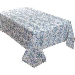 Скатертина водовідштовхувальна Lefard Home Textile Corso 140х140 см синя (715-379) - мініатюра 2