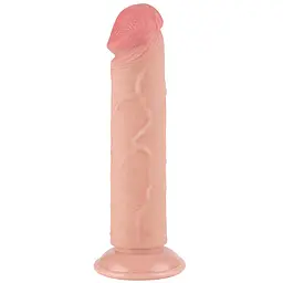 Фалоімітатор 8 Sliding Skin Dual Layer Dong LOVETOYS 66-LV317206 102666 - мініатюра 7