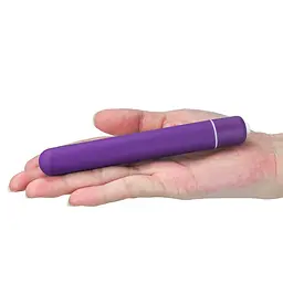Міні-вібратор X-Basic Bullet, 10 швидкостей, 13 см (фіолетовий) - мініатюра 3