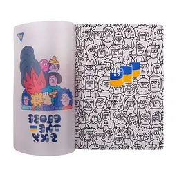 Зошит Yes А5 Stand with Ukraine пластикова обкладинка 70 аркушів, клітинка (681858), в асортименті - мініатюра 2