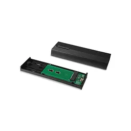 Кишеня зовнішня Chieftec USB 3.2 Gen2 Type-C M.2 PCIe NVMe/SATA SSD (CEB-M2C-TL) - мініатюра 2