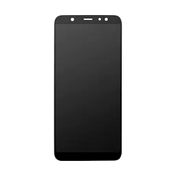 Дисплей (LCD) Samsung GH97-21878A A605 Galaxy A6 Plus 2018 з сенсором чорний сервісний