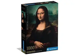 Пазл Clementoni Museum Collection: Мона Ліза, Леонардо да Вінчі (Museum Collection - Leonardo Da Vinci - Mona Lisa Puzzle - 1000 pcs.), 1000 ел. (37094)