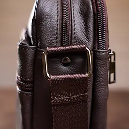 Сумка чоловіча компактна 14746 Vintage коричнева - мініатюра 3