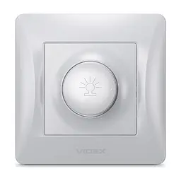 Світлорегулятор Videx BINERA 600Вт сереб (VF-BNDM600-SS)