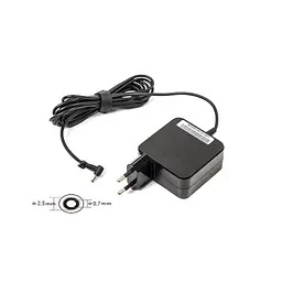 Блок живлення до ноутбуку PowerPlant ASUS 220V, 19V 40W 2.1A (2.5x0.7) wall mount (WM-AS40F2507) - мініатюра 1