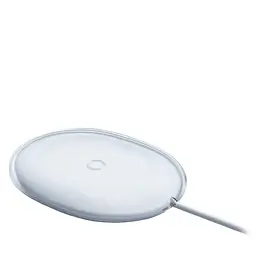 Бездротовий зарядний пристрій Baseus Jelly wireless charger 15 W WXGD-02 білий - мініатюра 3