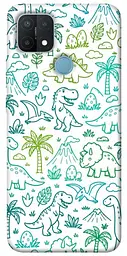 TPU чохол Demsky Dino pattern для Oppo A15s / A15