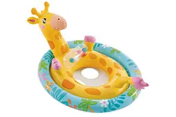 Надувне дитяче коло-плотик для плавання Intex See-Me-Sit Rider 59570 розмір 71x58 см від 3 років - мініатюра 2
