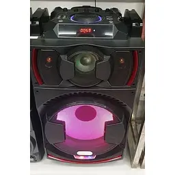 Портативна колонка бумбокс XPRO UF-1151-DT валіза 100Вт USB SD FM радіо Bluetooth 2 мікрофони ДК (UF-1151-DT) - мініатюра 3