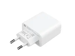 Мережевий зарядний пристрій Xiaomi Mi 33 W Wall Charger (Type-A+Type-C) EU White (BHR4996GL) - мініатюра 5