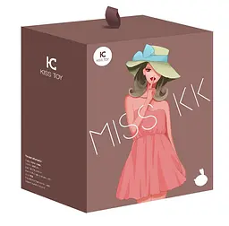 Стимулятор KisToy Miss KK Вакуумний кліторальний з вібрацією, 8.5х5.8 см рожевий - мініатюра 7