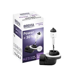 Галогенова лампа Brevia H27/2 12V 27W PGJ13 Power +30% CP(12272PC)