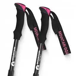 Трекінгові палиці Mountain Goat Pro+ 43-130 см Black/Pink (P-5905973404662) - мініатюра 6