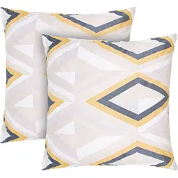 Набір наволочок Home Line бязь калейдоскоп бежево-графітовий 70 x 70 см (191515)