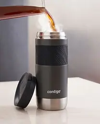 Термостакан Contigo Byron 2.0 Sake, 470 мл, сірий (2155588) - мініатюра 5