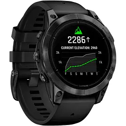 Смарт-годинник Garmin Epix Pro (Gen 2) Standard Edition 47mm Slate Gray with Black Band (010-02803-00) [86538] - мініатюра 3