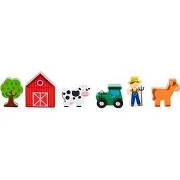 Набір для залізниці Viga Toys Ферма (50812) - мініатюра 2
