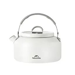 Чайник з керамічним антипригарним покриттям Naturehike CNK2450CF013 0.8л алюміній (Білий)