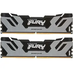 Модуль пам'яті для комп'ютера DDR5 96GB (2x48GB) 6000 MHz Renegade Silver XMP Kingston Fury (ex.HyperX) (KF560C32RSK2-96)