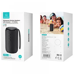 Портативна Bluetooth-колонка USAMS YC011 IPX7 Waterproof Wireless Speaker with Lanyard YC Series 20 - мініатюра 2