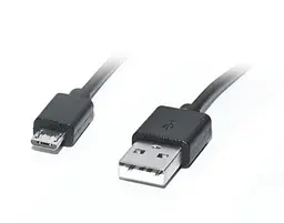 Кабель Real-el Pro USB2.0 AM-micro USB type B 0.6 м чорний - мініатюра 2