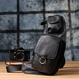 Сумка через плече із натуральної шкіри Vintage 15х32х4 см sum0027481 - мініатюра 10