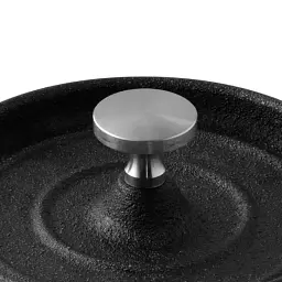 Каструля чавунна з кришкою міні з серверовочною дошкою MasterPro Cook & share 10 см 0,16 л (BGMP-3804-4) - мініатюра 4