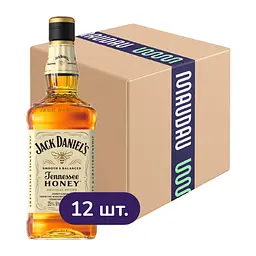 Упаковка лікеру Jack Daniel's Tennessee Honey 35% 8.4 л (0.7 л х 12 шт.)