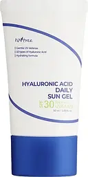Гель сонцезахисний з гіалуроновою кислотой 50 мл Isntree Hyaluronic Acid Daily Sun Gel SPF/СПФ 30+ PA+++ UVA/UVB - мініатюра 2