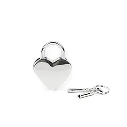 Замочок-сердечко Liebe Seele Heart Shape Padlock Silver (2 шт), універсальний - мініатюра 2