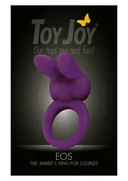 Віброкільце Toy Joy Eos The Rabbit C-Ring, 8х3.5 см (фіолетовий) - мініатюра 3