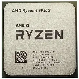 Процесор AMD Ryzen 9 5950X WOF (100-100000059WOF) (Socket AM4, 32T, 4.9 ГГц, Box)