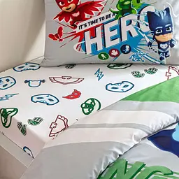 Підлітковий комплект Disney PJ Masks Super Team Ранфорс / простирадло на резинці Tac pbe0051160 - мініатюра 2