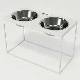 Hollky Base XXL40 — миски на підставці для дуже великих собак (2 × 2,8 л) - мініатюра 2