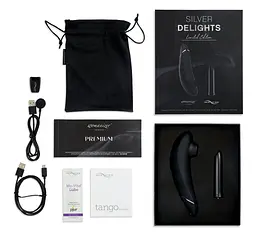 Преміальний подарунковий набір Silver Delights Collection: Womanizer Premium та We-Vibe Tango - мініатюра 5