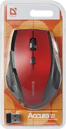 Мишка Defender Accura MM-365 Red (52367) - мініатюра 4