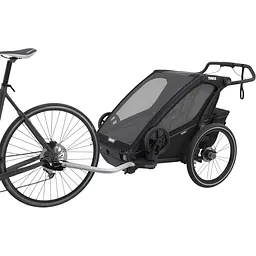 Дитяча коляска Thule Chariot Sport Double (Midnight Black) (TH 10201023) - мініатюра 4