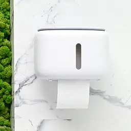 Тримач для туалетного паперу МВМ My Home 228x158x163 мм (BP-43 WHITE/GRAY) - мініатюра 14