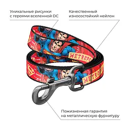 Повідець для собак WAUDOG Nylon "Супергерой" L Ш 25 мм (0125-2010) - мініатюра 3