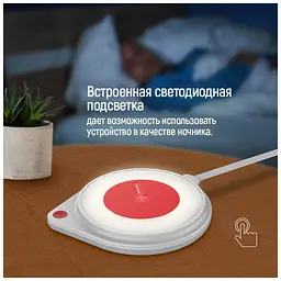 Зарядное устройство ColorWay Qi Fast Charger (10W)& LED bedside lamp (CW-CHW20Q-WT)