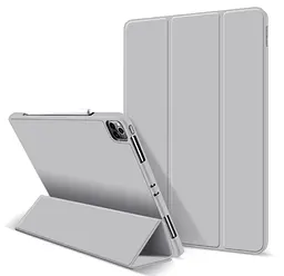 Чохол-книжка CDK для Apple iPad Air 10.9" 4gen 2020 екокожа/силікон Smart Case cлот стилус (011190) grey - мініатюра 3